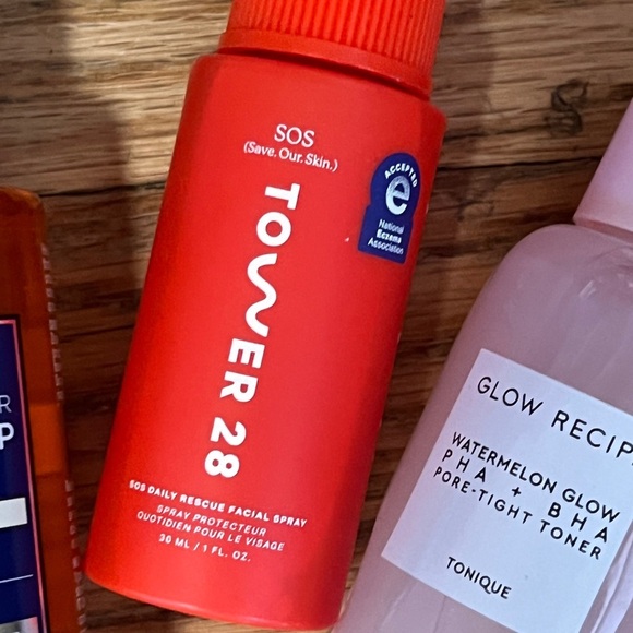 Glow Recipe Pink Watermelon Glow. IT Beauty Sleep Serum. Tower 28 Facial Spray - Picture 4 of 6